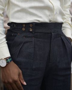 Pantalon Taille Haute pour homme