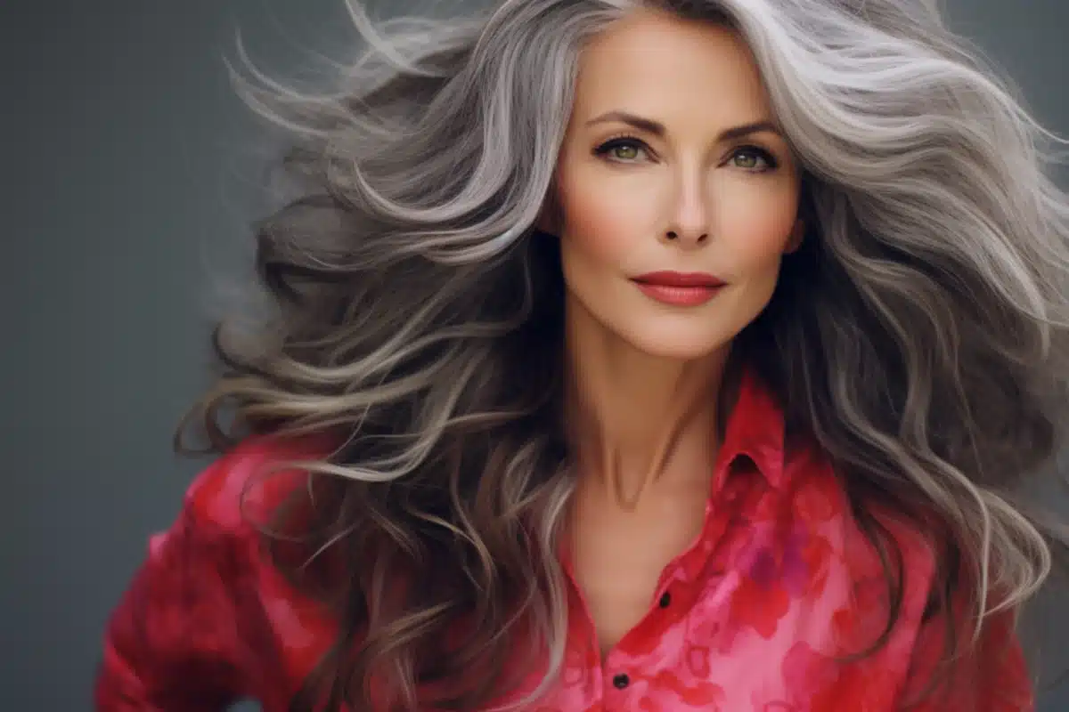 Coloration pour cheveux gris