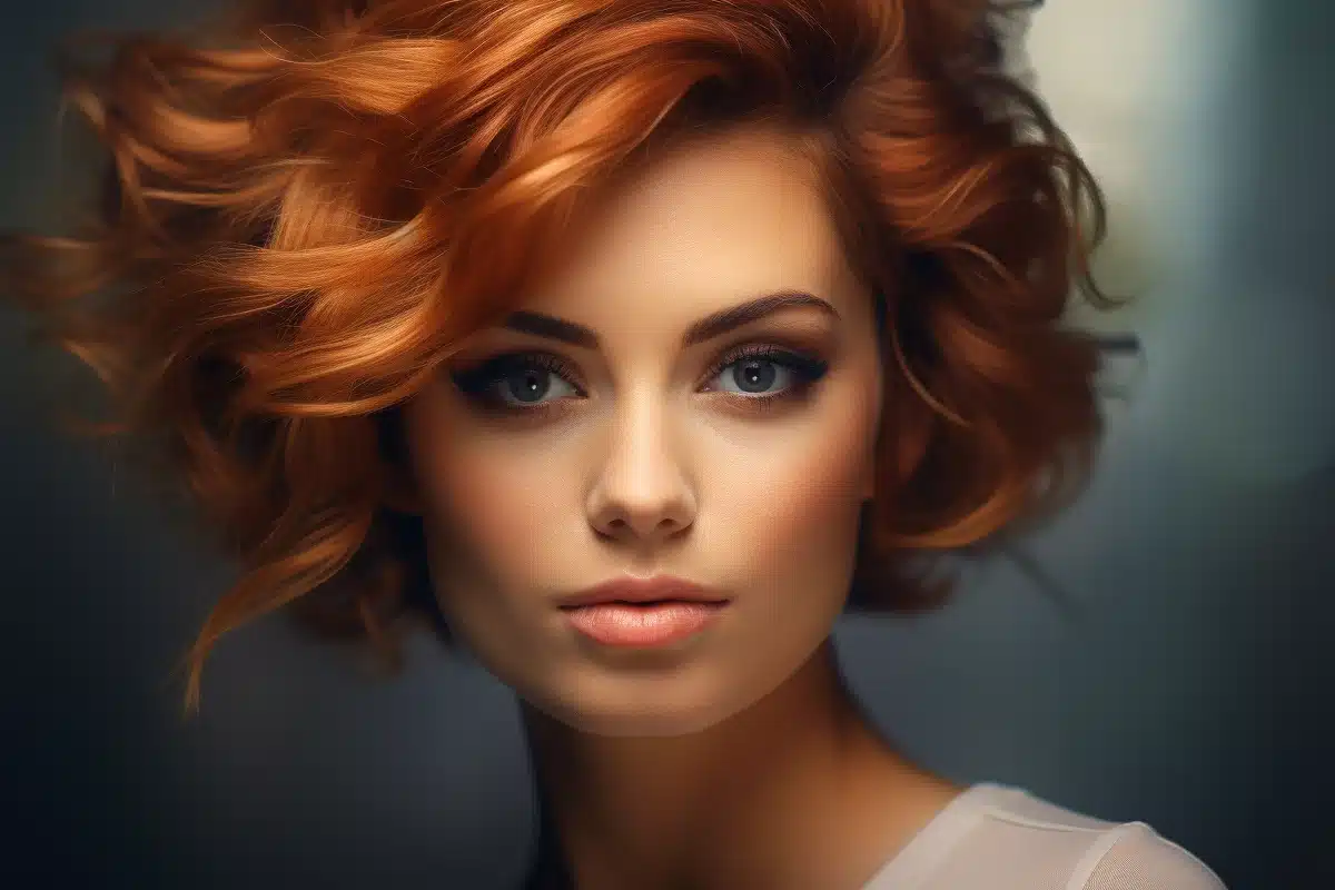 Une photographie ultra-réaliste mettant en valeur l'art de la coiffure en 2023.