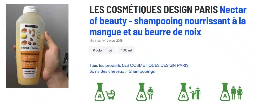 Nectar of Beauty : le shampoing choisi par 60 millions de consommateurs