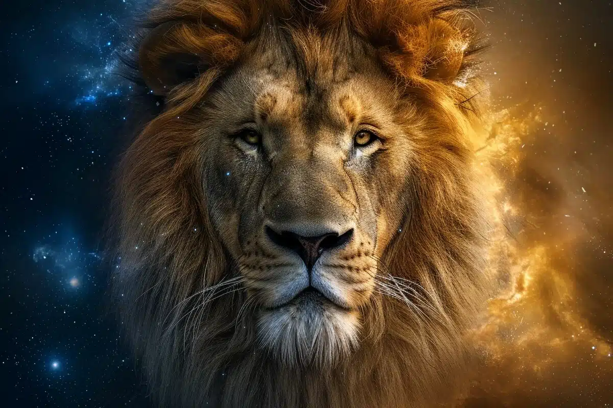 Representation du signe du lion