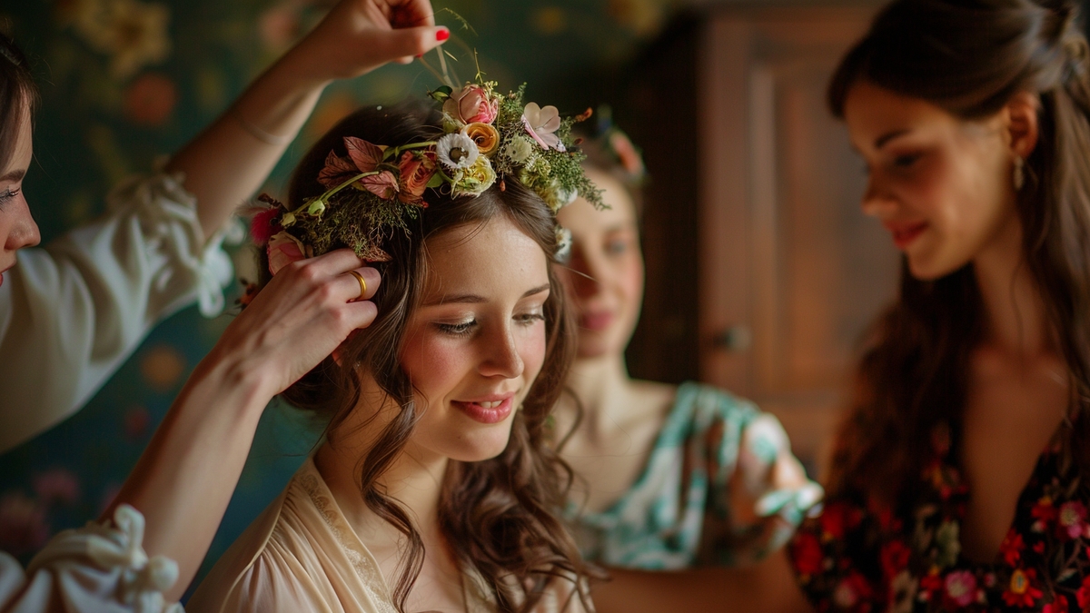 Une coiffure mariage bohème chic pour une touche de romance ?