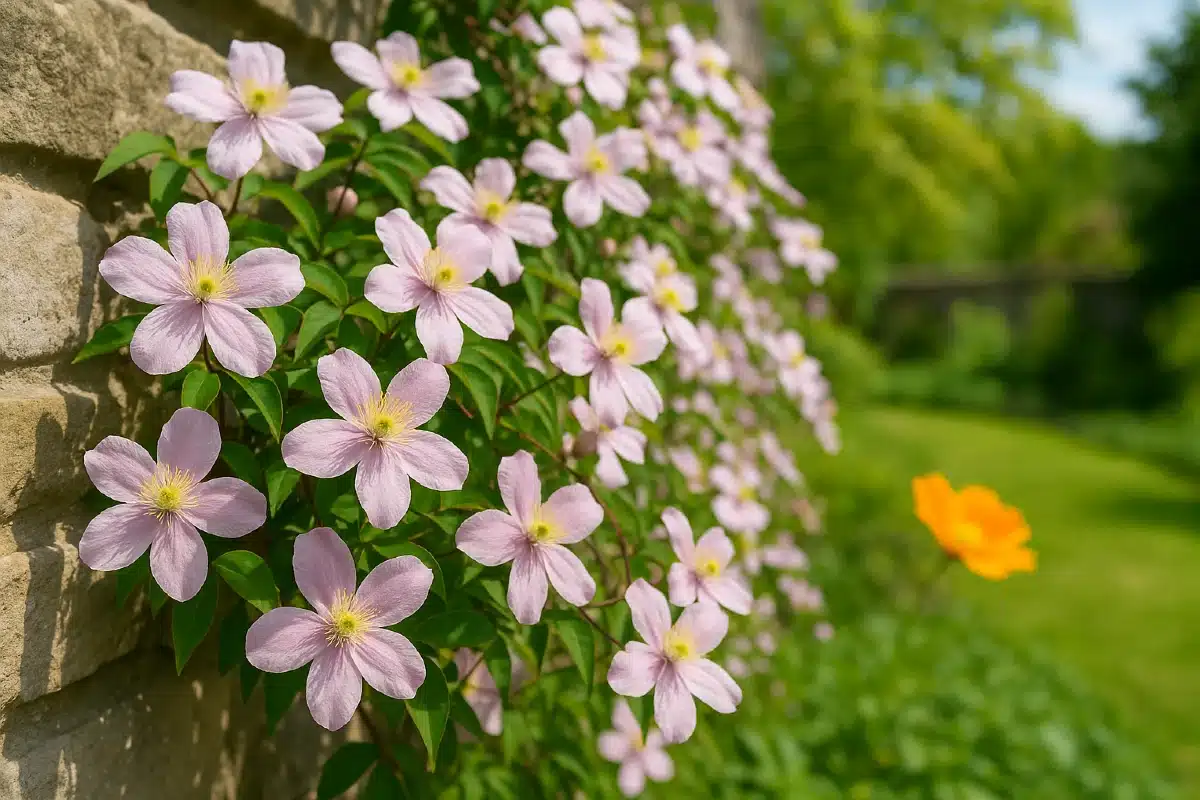 Clematis montana plante grimpante