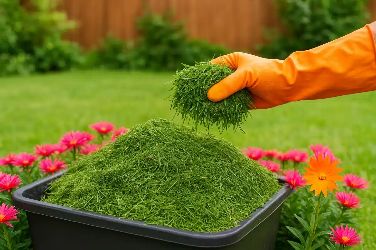 Recyclage de votre herbe tondue des solutions astucieuses à découvrir