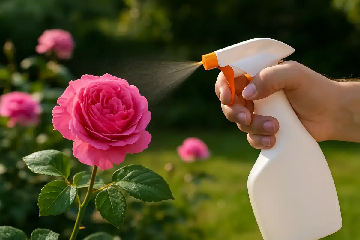 Roses XXL avec ce spray maison
