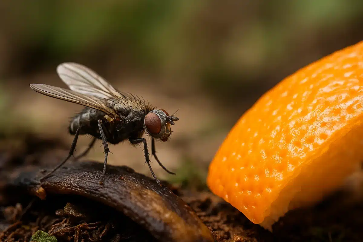 composte infesté de moucherons