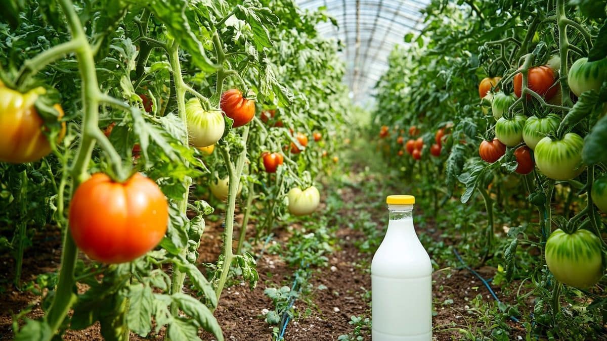 L’ingrédient oublié qui protège vos tomates du mildiou et du cul noir se trouve déjà dans votre frigo, découvrez comment l’utiliser