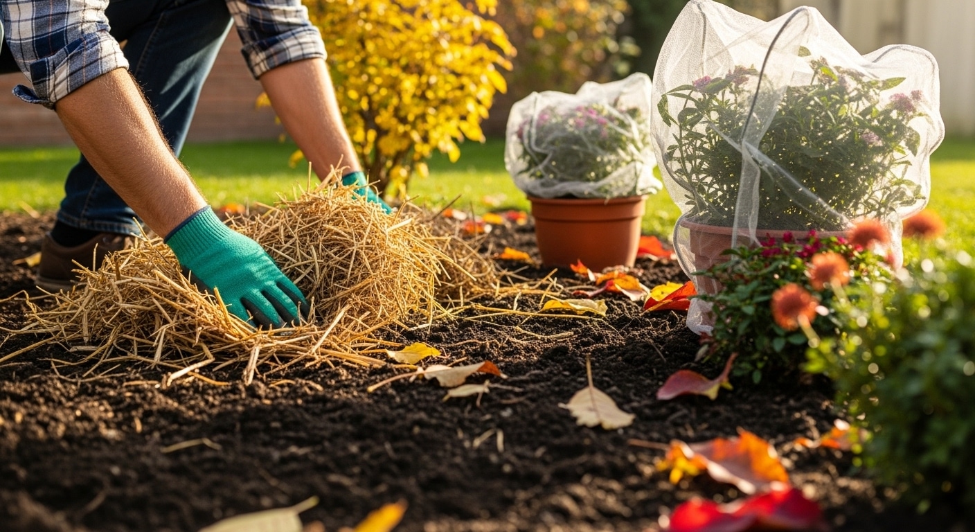 Préparez votre jardin pour l'hiver : 5 astuces simples pour protéger plantes et sol efficacement