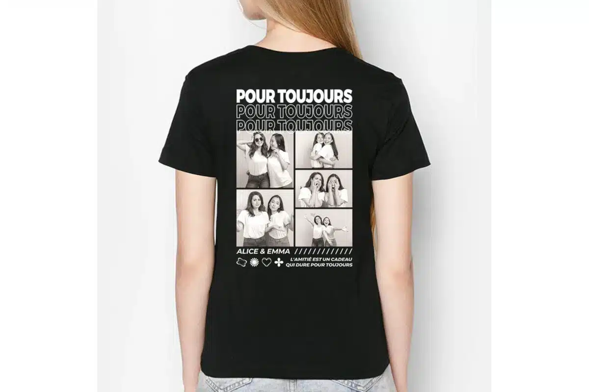 T-shirt personnalisables à offrir