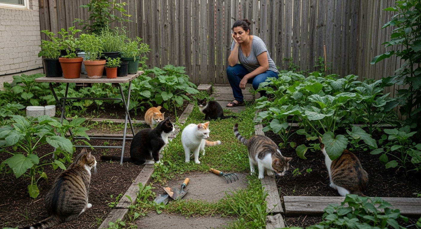 Votre potager attire les chats du quartier ? Voici les astuces naturelles et efficaces pour les éloigner une bonne fois pour toutes