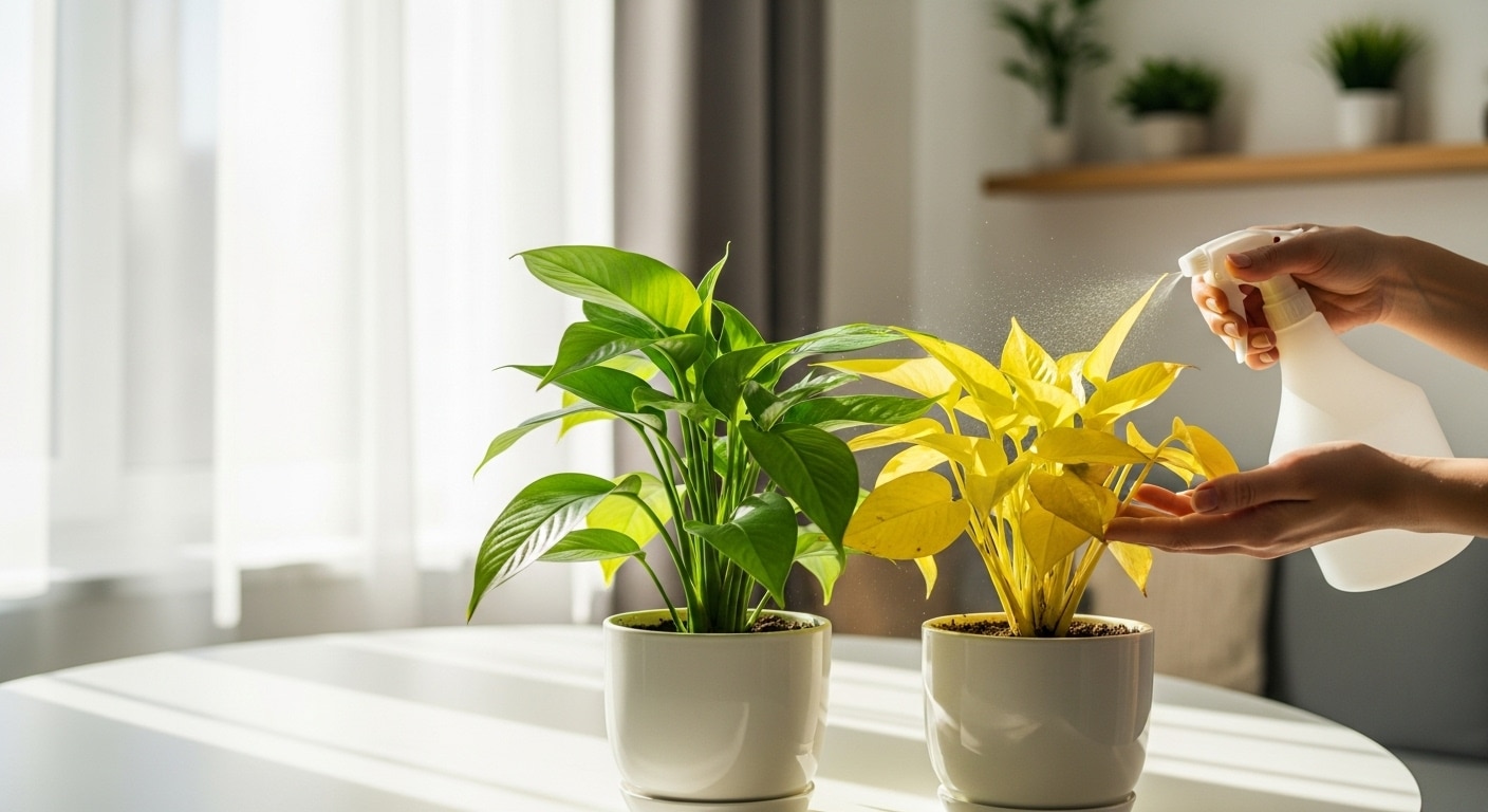 Pourquoi vos plantes d'intérieur jaunissent ? Cette méthode simple les sauve en une semaine